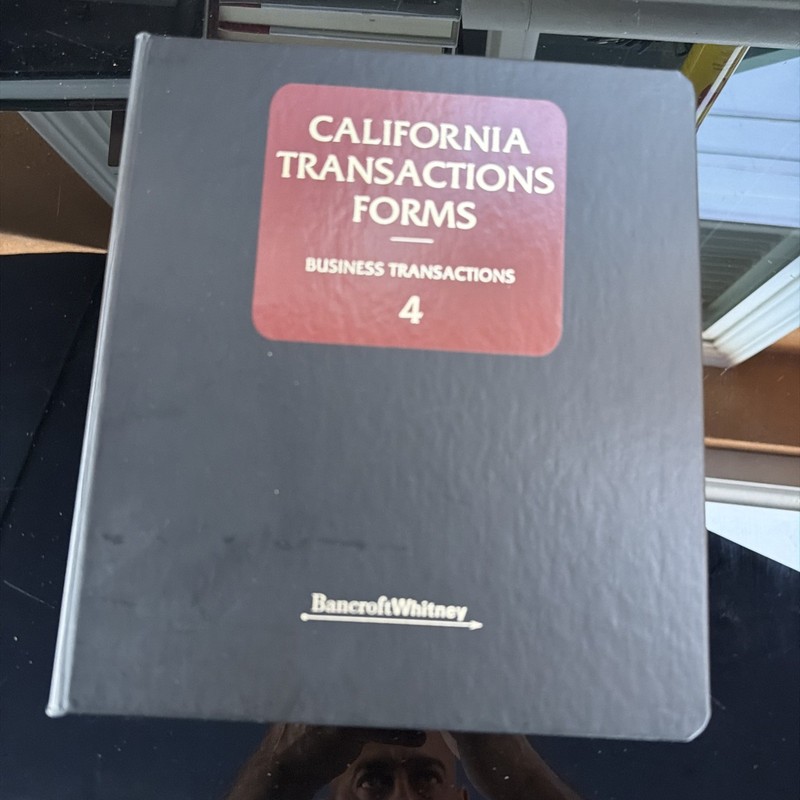 California Transactions Form