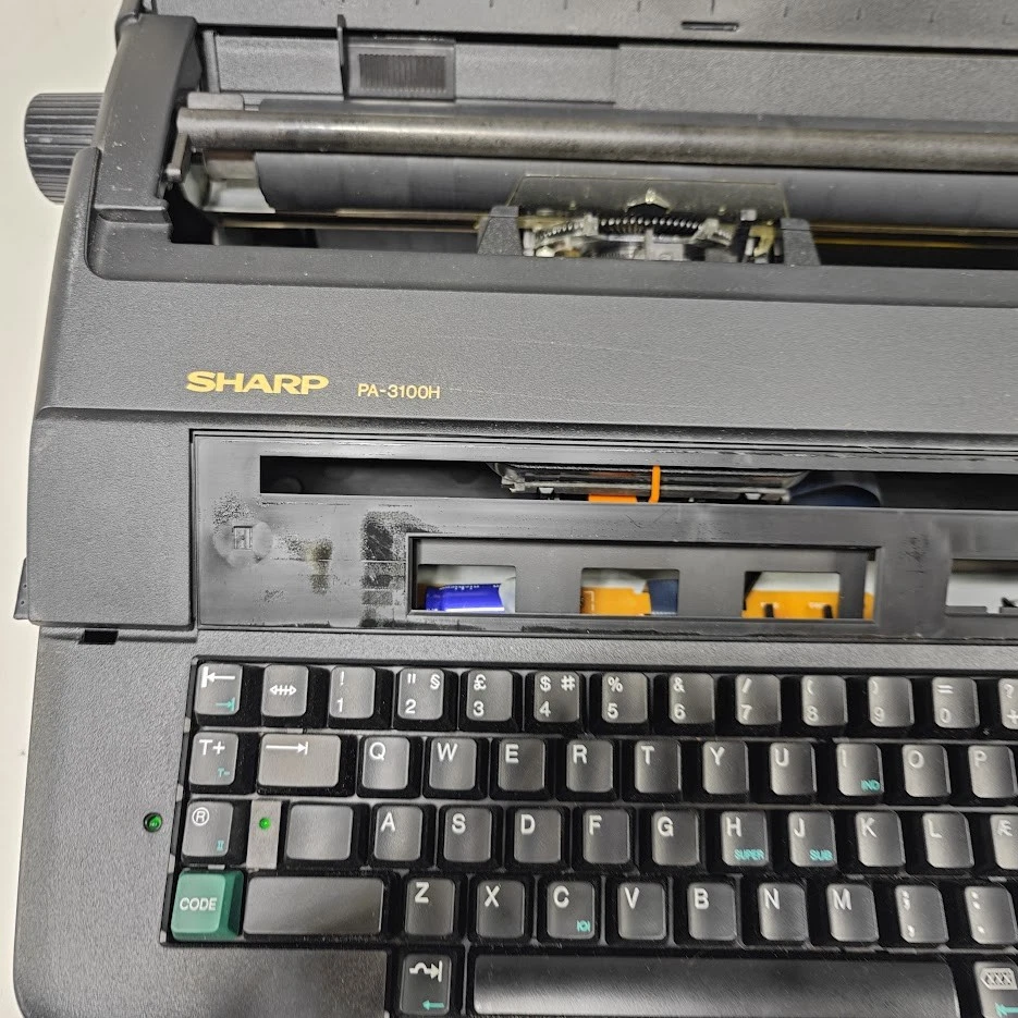 Sharp PA-3100H Typewriter - Used, Untested, For Parts or Repair - Image 4 of 4