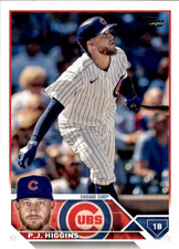 2023 Topps #338 P.J. Higgins - Chicago Cubs Baseball Card {NM-MT}