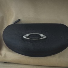 Oakley Sunglasses Case Only Black Hard Shell Zip Around W/ Foam Insert
