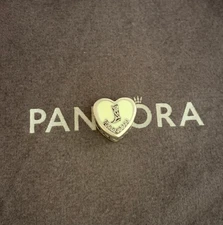 Pandora Tennessee  Nashville Exclusive Dangle Heart Charm S925 Sterling Silver