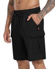 Men's Cargo Shorts Quick Dry Lightweight Stretch Hiking Shorts for Men with 5...