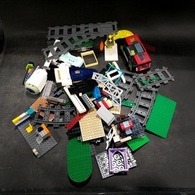 LEGO City 60061 Parts Lot with Baseplate & Train Tracks