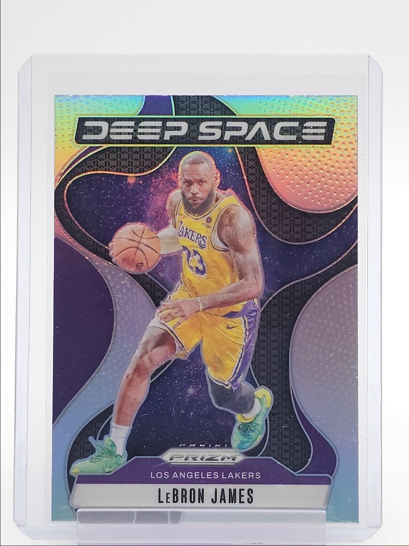 LEBRON JAMES 2024-25 PANINI PRIZM DEEP SPACE SILVER LAKERS Q4832