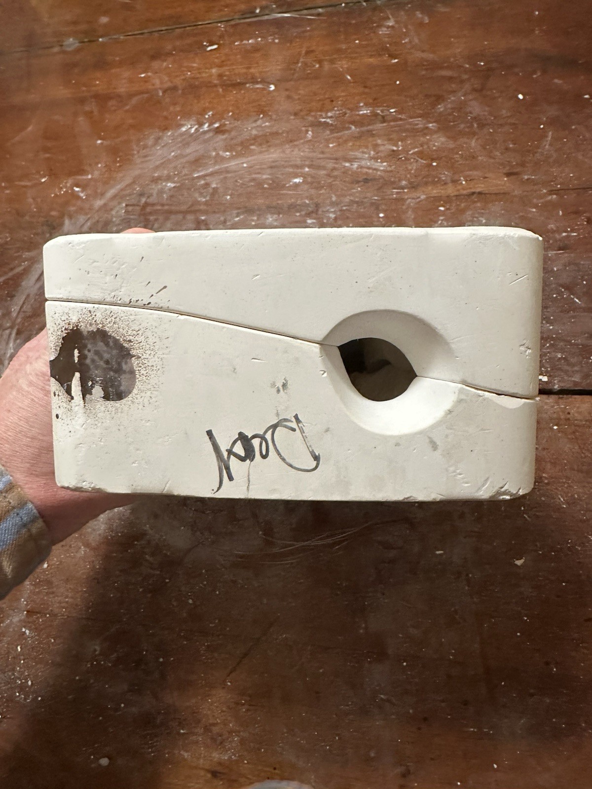 Vintage Indiana? X-180 Deer With Attached Antlers Fall Ceramic Slip Mold