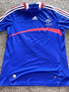 2008 FRANCE NATIONAL TEAM  Soccer JERSEY HOME ADIDAS SIZE M