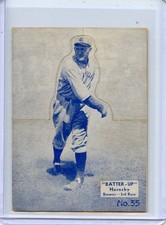 1934-36 Batter-Up (R318) #35 Rogers Hornsby St. Louis Browns EX+