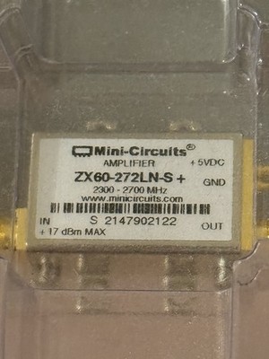 Mini-Circuits ZX60-272LN-S+ Low Noise RF Amplifier LNA 2300-2700MHz SMA 5V