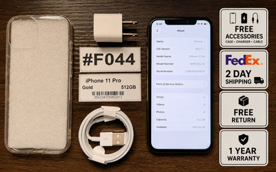 Apple iPhone 11 Pro 512GB Gold (Unlocked) - Read Seller Notes