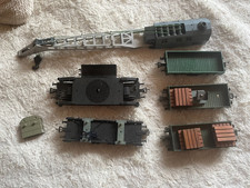 Fleischmann H0 alter Kranzug Set "Krupp Ardelt" 90t + Güterwagen für Bastler