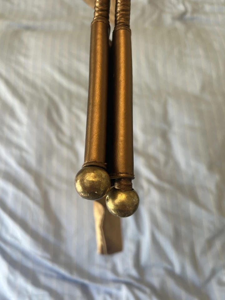 Ed Hardy Love Kills Slowly Tote Bag Skull Design Bronze And Blood Red Interior - Image 4 of 4