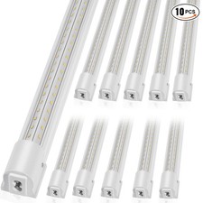 VEVOR 10 Pack 4 FT LED Shop Light 40W Linkable Ceiling Shop Light Fixture 5000LM