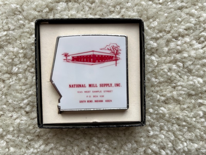 Vintage Lufkin 6FT Tape Measure United Mill Supply. Made in U.S.A. Works Great!