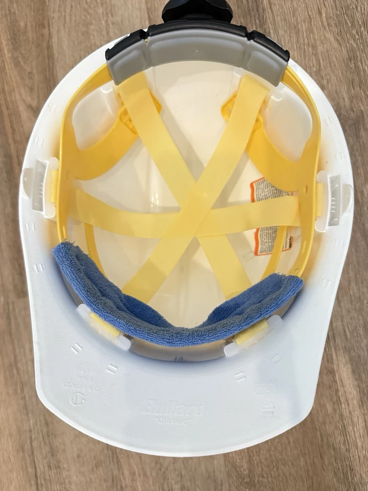 Hard Hat Cap Style White Construction Bullard C30 Classic Safety Helmet OS - Image 4 of 4