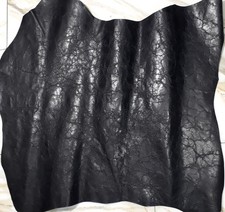 LEDER TIP 40565-SC,  Lederreste, 1 Lederhaut 0,9mm, anthrazitschwarz nappa