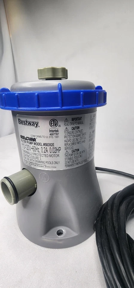OEM Bestway 58382E Flowclear Filter Pump Above Ground Swimming Pool WORKS GREAT - Image 2 of 4