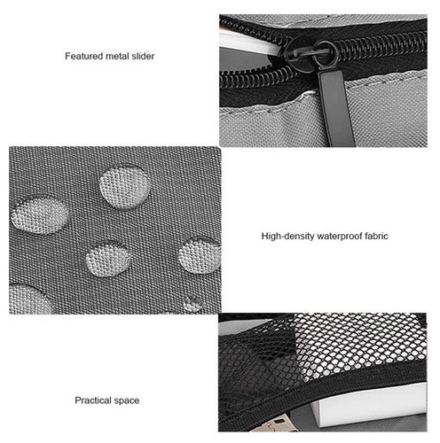 Electronic Organizer Case Waterproof Travel Cable Storage Portable Storage Bag - Picture 9 of 12