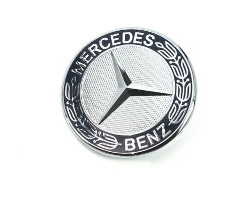 Purchase NEW OEM Mercedes Benz Flat Laurel Wreath Hood Badge Emblem W/ Adhesive Backing In - Foto 3