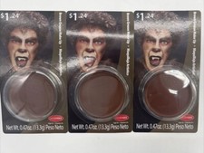 New x3 Goodmark Brown Grease Makeup .47oz Age8 FreeS H
