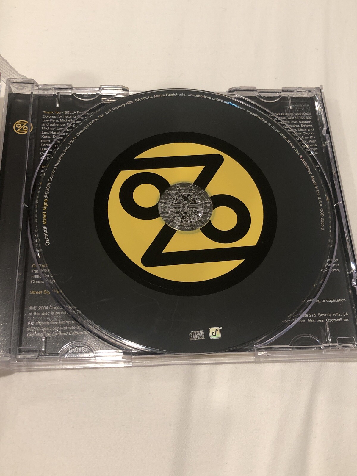 Street Signs by Ozomatli (CD, Jul2004, Concord Picante) 13431220022 eBay