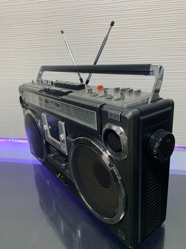 SHARP GF-305SB Searcher Stereo Cassette Recorder APSS WhiteCone Speakers Vintage - 第 11/16 張圖片