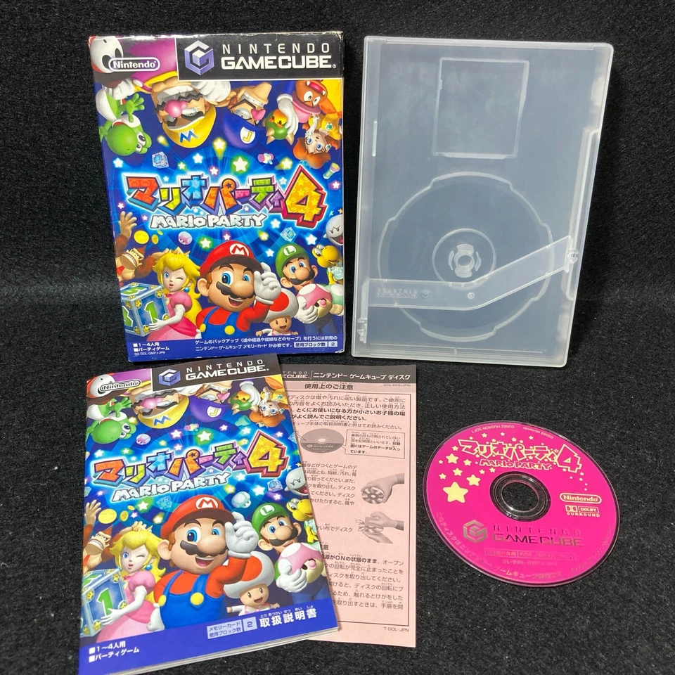 Nintendo Game Cube Mario Party 4 & 5 & 6 Manual, Case And microphone from Japan - Image 2 of 4