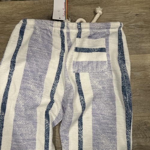 NWT Vintage Havana Surf Beach Sun Pants Girls s / 7-8 Saltwater Drawstring Waist - Picture 7 of 7