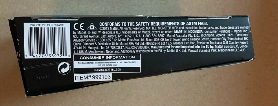 Monster High Nuevo Scaremester Catty Noir Muñeca Foto 3 de 4