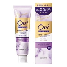  SUNSTAR Ora2 Stain Clear Premium Toothpaste Whitening Aromatic Mint 100g