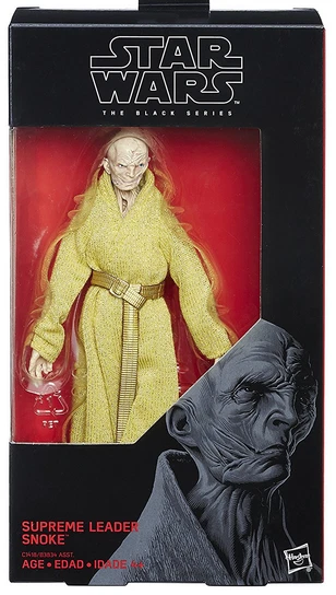 【】HASBRO STAR WARS THE BLACK SERIES 6" #54 SUPREME LEADER SNOKE in stock