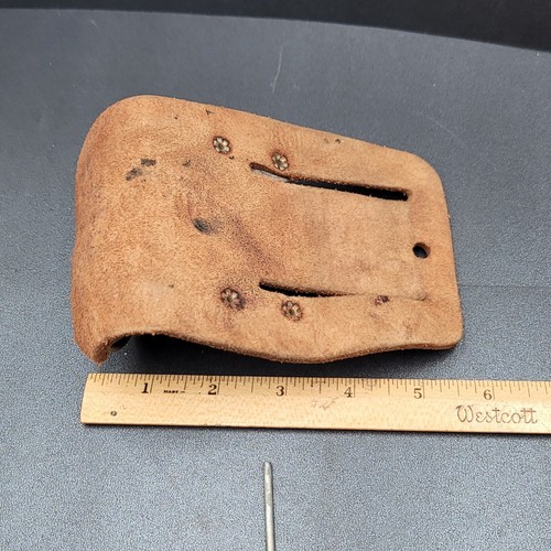 Lot of 2 Leather Tool Belt Work Accessory Nicholas Hammer Holder - Picture 10 of 10