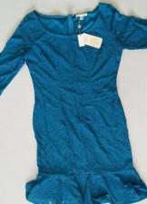 Women's Lace Effect Above the Knee Jacques Vert Dress : Size 12