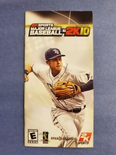 Major League Baseball 2K10 Playstation Portable PSP Manual Only