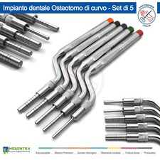 Dental Osteotome Implant Offset Concave Breast Lift Tools 5pcs Dental Osteotome Implant Offset Concave Breast Lift Tools 5pcs