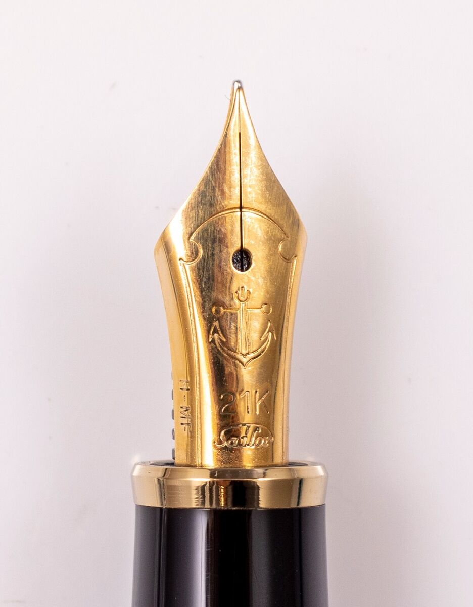 Sailor Fountain Pen 1911 Profit 21K Black 21K Gold Nib H-MF Sailor Fountain Pen 1911 Profit 21K Black 21K Gold Nib H-MF