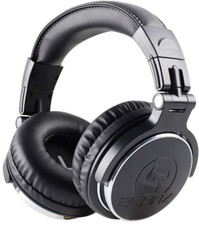 Professional DJ Headphones 50mm Neodymium Drivers Foldable 8-Way Adjust