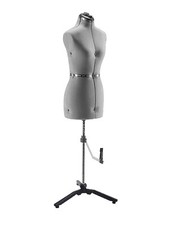 Adjustable Dress Form Mannequin Sewing Dressform w/Optional Wheels Petite - NEW