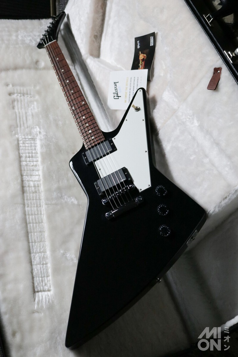 Gibson '76 Explorer 2012 Ebony W/ EMG 81 & 85 Pickups
