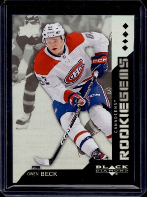 2023-24 Black Diamond Rookie Gems RRG-OB Owen Beck 92/99