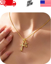 Dainty 14K Gold Plated Cross Necklace for Women Trendy Layered Jewelry