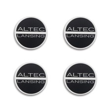 Altec Lansing Speaker Grill Logo Badge Emblem Round Aluminum 51mm 2" 