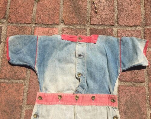 Antique Vtg Levi Strauss Childs Koveralls 1920s well … - Gem