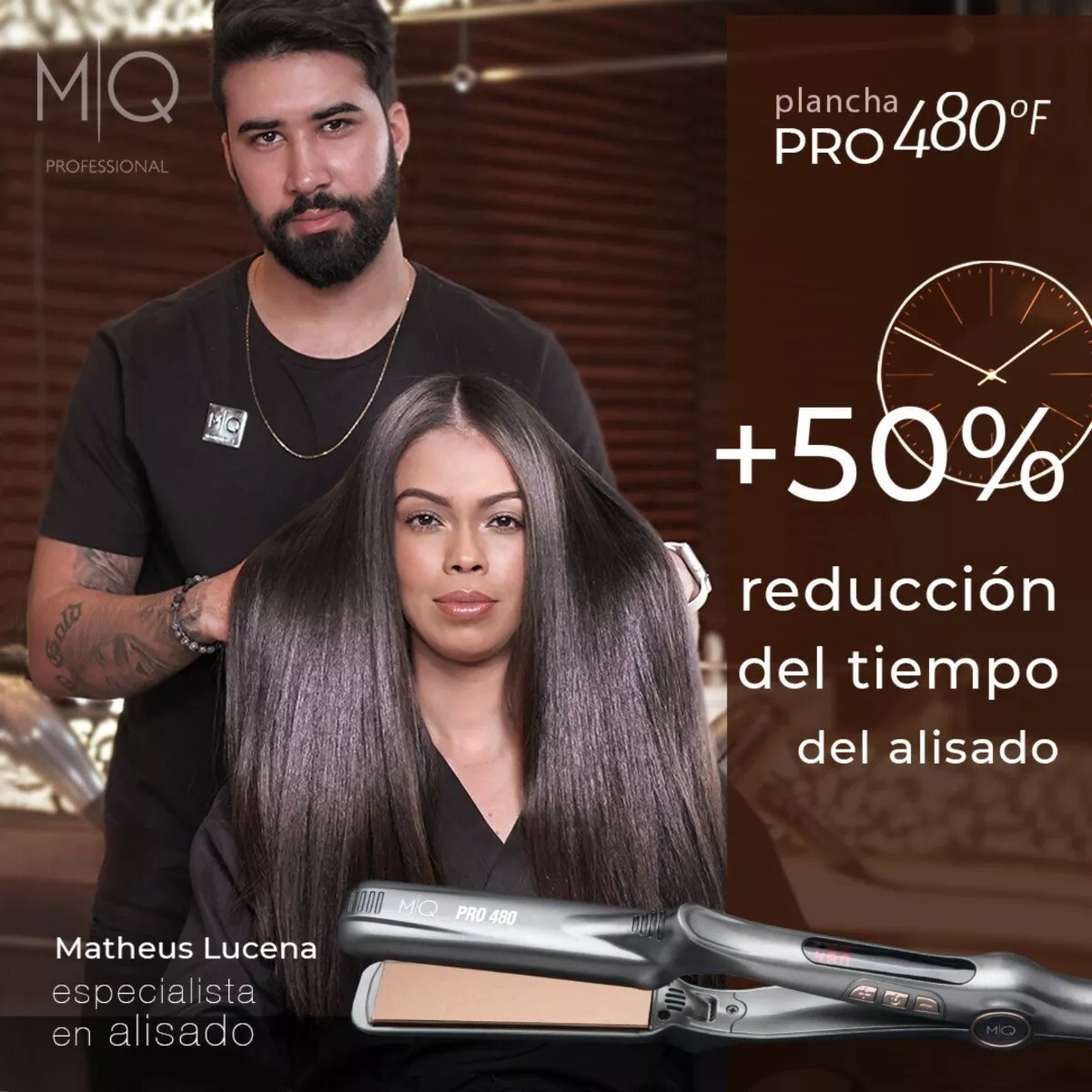 ヘアストレートナー MQプロフェッショナル Pro 480