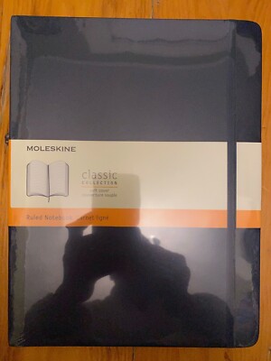 New Moleskine Classic Collection Navy Notebook Extra Large Ruled HARD Cover