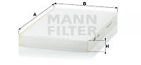 MANN-FILTER CU 2952 FILTER, INTERIOR AIR FOR IRISBUS IVECO