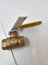 Magnus 06-1714I Ball Valve 3/4 in Connection FIP 150 psi Pressure Brass Body