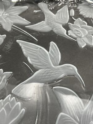 Crystal Clear Studio Paradise Garden Platter 312/898 Frosted