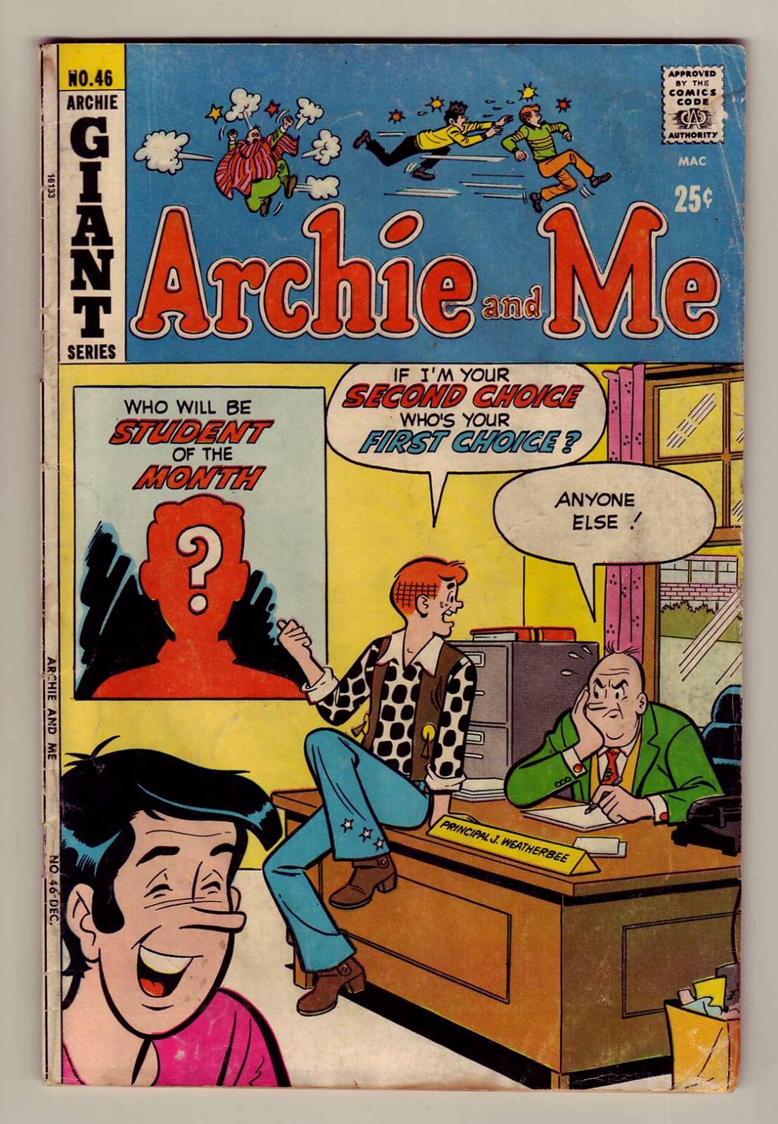 Archie and Me #46 - December 1971 Archie Comics - Giant size - Gd/VG (3.0)