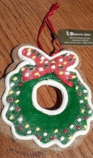 CHRISTMAS Gingerbread Cookie "WREATH" ORNAMENT NEW Xmas Tree