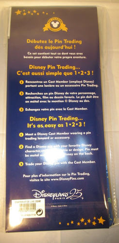 DISNEY LANYARD 25 E ANNIVERSARY 6 PIN'S BADGE DISNEYLAND PARIS 2017 - Foto 4 di 7